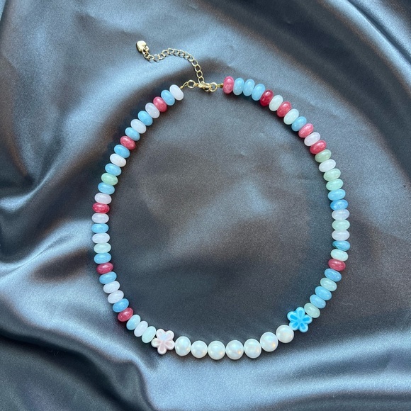 Morganite Pearl Necklace - Picture 6 of 6